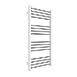 Sèche-serviette eau chaude chromé de 660mm de haut et 430mm large - 179 Watt - FIO660/430ZXCRO
