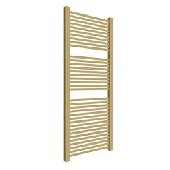 Sèche-serviette eau chaude doré de 735mm de haut et 530mm de large - 406 Watt - MIK735/530SXBRA