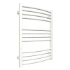 Sèche-serviette eau chaude blanc de 900mm de haut et 600mm de large - 460 Watt - LEN900/600PZXB