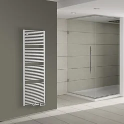 Sèche-serviette eau chaude Venus blanc - 1166 W - Raccord central - Irsap