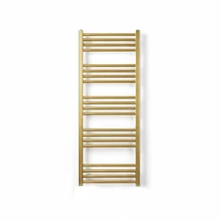 Sèche-serviette eau chaude doré de 1140mm de haut et 580mm de large - 550 Watt - FIO1140/580SXBRA