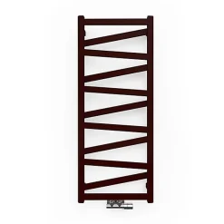 Sèche-serviette eau chaude noir de 1470mm de haut et 500mm de large - 540 Watt - VIP1470/500ZXN