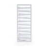 Sèche-serviette eau chaude blanc de 600mm de haut et 500mm de large - 245 Watt - ZIG600/500ZXB