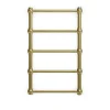 Sèche-serviette eau chaude laiton brossé de 1540mm de haut/504mm de large - 273 Watt - RET1540/504SXBBS