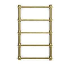 Sèche-serviette eau chaude laiton brossé de 1540mm de haut/504mm de large - 273 Watt - RET1540/504SXBBS