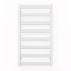 Sèche-serviette eau chaude blanc de 670mm de haut et 300mm de large - 185 Watt - VIV670/300SXB