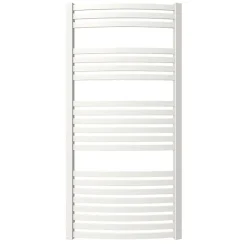 Sèche-serviette eau chaude blanc de 860mm de haut et 400mm de large - 368 Watt - DEX860/400SXB