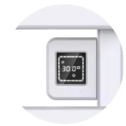 Sèche-Serviette Electrique Mural Omiros Plat Sannover 500 W Blanc