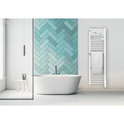 Sèche-serviette électrique à inertie fluide Noirot Actibain compact 500W