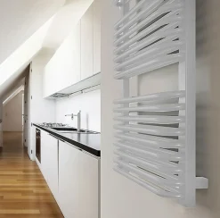 Sèche-serviette électrique blanc de 820mm de haut et 540mm de large - 600 Watt - TYT820/540E8BBLO