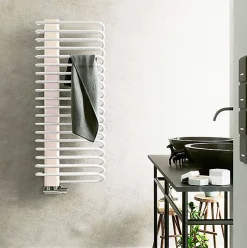 Sèche-serviette électrique blanc - (HxL) 1620x500 mm - 1000 (Watts) - 1000 Watt - MIC1620-500E8BB