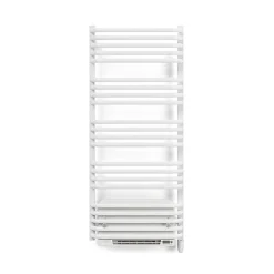 Sèche-serviette électrique blanc de 1140mm de haut et 500mm de large - 600 Watt - ALE1140/500E8BBLO