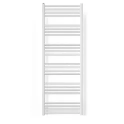 Sèche-serviette électrique blanc - (HxL) 1380x680mm - 800 Watt - 800 Watt - FIO1380-680E1B