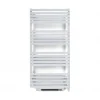 Sèche-serviette électrique blanc de 1185mm de haut et 600mm de large - 1000 Watt - QUA1185/600SE8BBLO