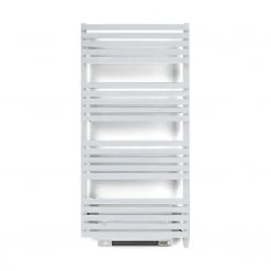Sèche-serviette électrique blanc de 1185mm de haut et 600mm de large - 1000 Watt - QUA1185/600SE8BBLO