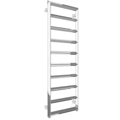 Sèche-serviette électrique chromé - (HxL) 1600x600mm - 600 (Watts) - 600 Watt - DIA1600-600E8CRO