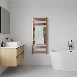 Sèche-serviette électrique cuivré - (HxL) 555x400 mm - 200 (Watts) - 200 Watt - JAD555-400E1COP