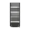 Sèche-serviette électrique noir de 1580mm de haut et 600mm de large - 1000 Watt - POL1580/600E8NBLO