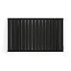Sèche-serviette électrique noir thermostat wifi - HxL 630x1825mm - 2000 Watt - WAR630/1825ROE8NW