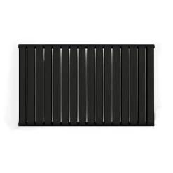 Sèche-serviette électrique noir thermostat wifi - HxL 630x1565mm - 1500 Watt - WAR630/1565ROE8NW