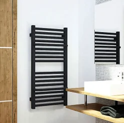 Sèche-serviette électrique noir - (HxL) 820x300mm - 300 Watts - 300 Watt - LIM820-300E8N
