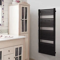 Sèche-serviette électrique noir de 1020mm de haut et 540mm de large - 800 Watt - TYT1020/540E1NBLO