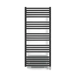 Sèche-serviette électrique noir de 1580mm de haut et 600mm de large - 1000 Watt - ALE1580/600E8NBLO