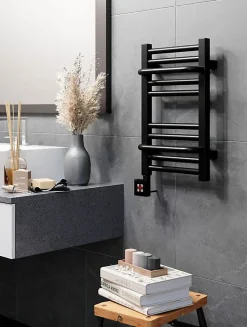 Sèche-serviette électrique noir - (HxL) 500x700mm - 300 Watt - 300 Watt - LIM500-700E1N