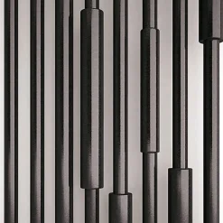 Sèche-serviette électrique programmable noir - HxL 1600x390mm - 800 Watt - CAN1600/390E8NP