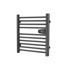 Sèche-serviette électrique sans fluide 300W H.62xL54cm BESTHERM HESTIA noir