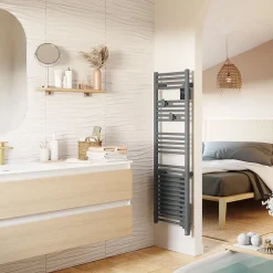 Sèche-serviette électrique 750W RIVA 5 connecté blanc - THERMOR - 471266