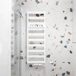 Sèche-serviette mixte blanc de 1150mm de haut et 600mm de large - 501 Watt - VIV1150/600KDZ8B