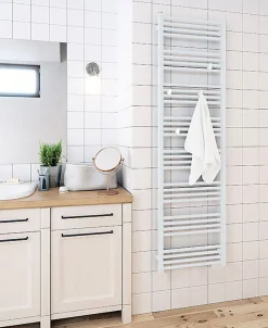 Sèche-serviette mixte blanc - (HxL) 1620x530mm - 800 Watt - 723 Watt - FIO1620-530V2B