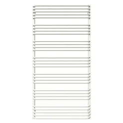 Sèche-serviette mixte blanc de 1580mm de haut et 600mm de large - 949 Watt - ALE1580/600SOAV2B