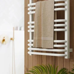 Sèche-serviette mixte blanc de 1580mm de haut et 600mm de large - 949 Watt - ALE1580/600SOAV2B