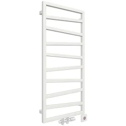 Sèche-serviette mixte blanc - (HxL) 1310x500mm - 600 Watt - 490 Watt - ZIG1310-500Z8B