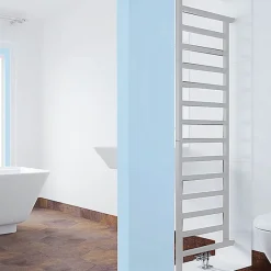 Sèche-serviette mixte blanc de 1755mm de haut et 500mm de large - 609 Watt - SIM1755/500DWZ1B