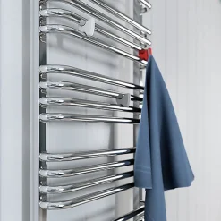 Sèche-serviette mixte chromé de 1580mm de haut / 700mm de large - 773 Watt - ALE1580/700Z1CRO