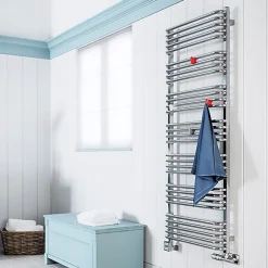 Sèche-serviette mixte chromé de 1140mm de haut / 400mm de large - 336 Watt - ALE1140/400Z1CRO