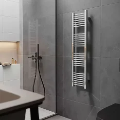 Sèche-serviette mixte chromé de 460mm de haut / 230mm de large - 86 Watt - MIK460/230V2CRO