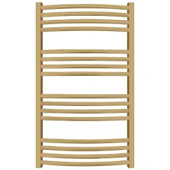 Sèche-serviette mixte doré de 900mm de haut et 500mm de large - 394 Watt - LEN900/500V2BRA