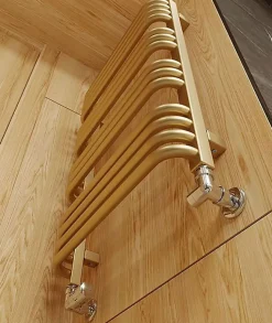 Sèche-serviette mixte doré de 540mm de haut et 300mm de large - 180 Watt - ALE540/300Z8BRA