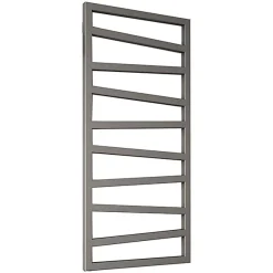 Sèche-serviette mixte gris de 1780mm de haut et 500mm de large - 627 Watt - ZIG1780/500Z8MST