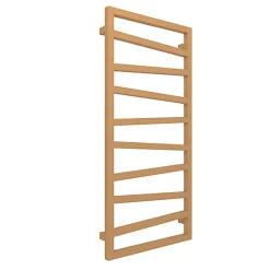 Sèche-serviette mixte marron clair de 1070mm de haut et 500mm de large - 418 Watt - ZIG1070/500Z81011