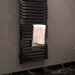 Sèche-serviette mixte noir - (HxL) 1185x600 mm - 1000 Watt - 1071 Watt - QUA1185-600BV2N