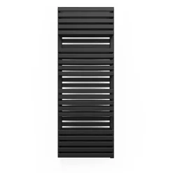 Sèche-serviette mixte noir - (HxL) 870x450 mm - 600 Watt - 550 Watt - QUA870-450BV2N