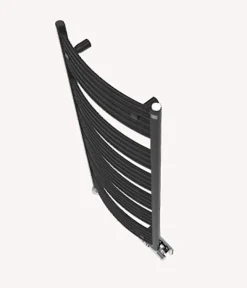 Sèche-serviette mixte noir - (HxL) 786x500 mm - 400 Watt - 389 Watt - DOM786-500Z8N