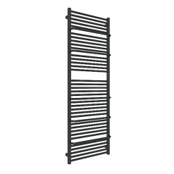 Sèche-serviette mixte noir de 1700mm de haut et 700mm de large - 1183 Watt - LIM1700/700SOAV2N