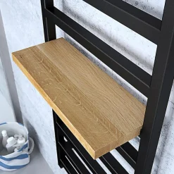 Sèche-serviette mixte noir - (HxL) 600x500 mm - 200 Watt - 217 Watt - SIM600-500Z8N