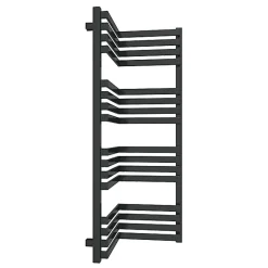 Sèche-serviette mixte noir de 735mm de haut et 350mm de large - 375 Watt - INC735/350V2N